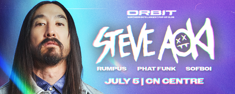Steve Aoki at the CN Centre on July 5, 2026