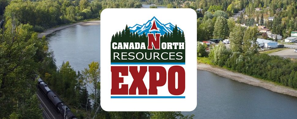 Canada North Resources Expo Mountains and Trees in the background Canada North Resources Expo Mountains and Trees in the background
