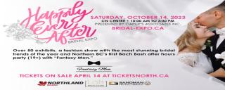 Happily Ever After Bridal Show in Pink Text