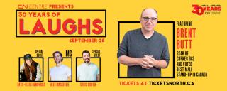 30 Years of Laughs with Brent Butt on September 25 30 Years of Laughs with Brent Butt on September 25