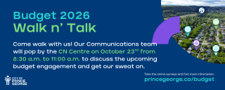 Budget 2026 Walk n Talk Invitation 